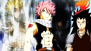 Natsu and Gajeel VS Sting and Rogue AMV - ANIMALS