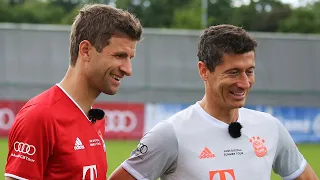 Penalty Challenge – Thomas Müller vs. Robert Lewandowski