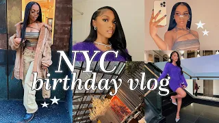 MY 16TH BIRTHDAY IN NYC! | first time on a plane, fancy restaurants, shopping, outfit changes!