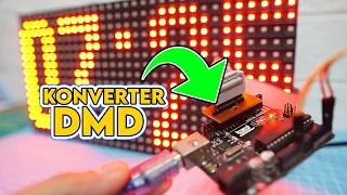 CARA MEMBUAT JAM DENGAN ARDUINO DAN LED DOT MATRIX P10 | PROJEK ARDUINO