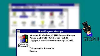 Windows NT 3.51 in 2022 - is it usable?