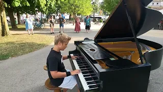 Amazing - Street Piano Performance - Piano in Public