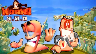 Using My First DEMON STRIKE In Worms WMD