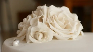 Rosen aus Blütenpaste I Gumpaste Rose Tutorial I Deko für Motivtorten I Hochzeitstorten