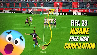 FIFA 23 INSANE Free Kick Goals COMPILATION PS5 #4 FIFA 23 - BEST GOALS YEAR 2023