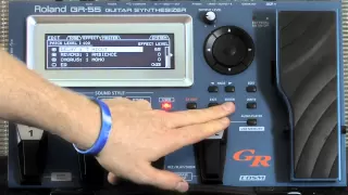 Roland GR-55 Patch Edit Tutorial Part 3 : Normal Pickup Effects