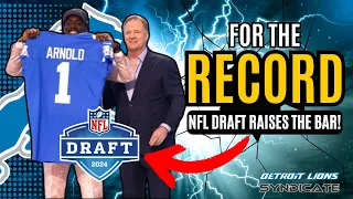 Detroit Lions 2024 NFL Draft: Detroit SHOWED UP & SHOWED OUT!!!