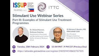 ISSUP Philippines: Stimulant Use Webinar Series. Part III