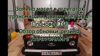 Плановое ТО Нивы пробег 44000км, замена масел в трансмиссии и двигателе. Ответы на вопросы.