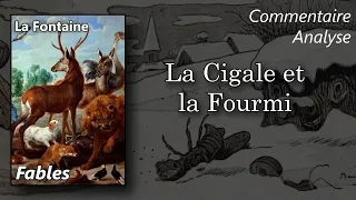 LA FONTAINE 🔎 La Cigale et la Fourmi (Analyse au fil du texte de la Fable)