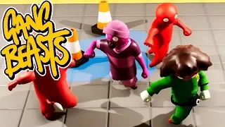 GANG BEASTS ONLINE - We Finally Win!!! [Waves]