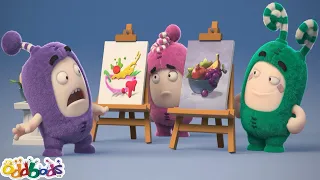 Painter Cheater | ODDBODS | Moonbug Art for Kids Hub 🖌️