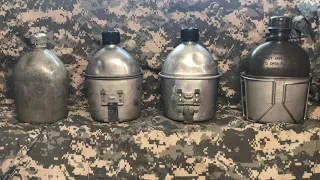 A Look at WWI to Vietnam U.S. Army Canteens