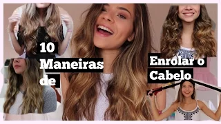 10 Maneiras de Enrolar o Cabelo sem Chapinha ou Babyliss!