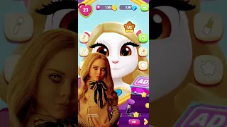 #M3GAN Makeover My Talking Angela 2 | #shorts #ytshorts   #mytalkingangela2