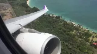 Beautiful Hawaiian a330-200 Takeoff From Kahului, Maui