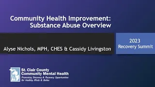Community Health Improvement: Substance Abuse Overview