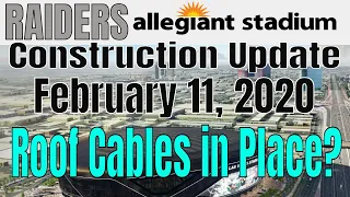 Las Vegas Raiders Allegiant Stadium Construction Update 02 11 2020