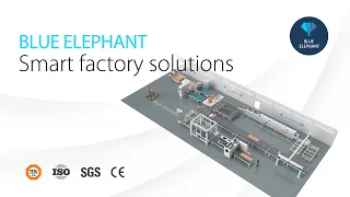 Smart Factory Solutions for Cabinet Making High Automation Furniture Production Line