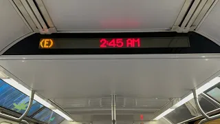(Late Night) The 8 Avenue Line: R160A E Train Ride from Jamaica Center to World Trade Center