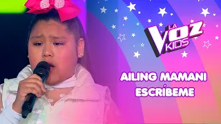Ailing Mamani | Escríbeme | Audiciones a ciegas | Temporada 2022 | La Voz Kids