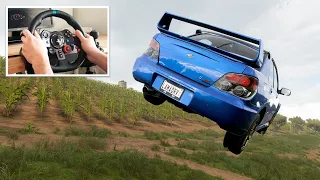 Subaru Impreza WRX STI offroad | Logitech G29 gameplay | Forza Horizon 5