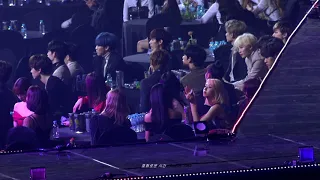 190115 서울가요대상 "가수석 세븐틴 - 임창정님 무대, 1부 끝나고 민현형과 퇴장" SEVENTEEN 호시 위주 직캠 HOSHI