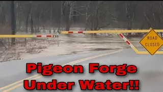 Pigeon Forge, TN -  Flood 2/23/2020...watch out on backroads!