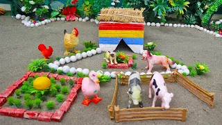 Best DIY Mini Farm Diorama With House For Cow | DIY Farming, Cow Shed, Animals, Farm House #diy 6