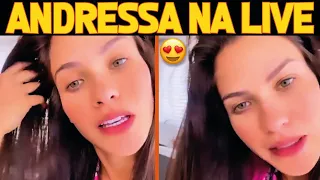 Andressa Suita Fala Sobre Participação em Live