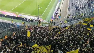 BVB Fans singen 1 FC Köln in Gladbach / Gladbach - BVB Dortmund (1:2) 07.03.2020