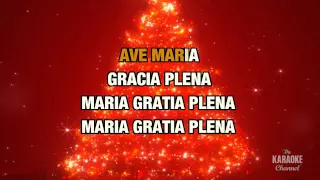 Ave Maria in the Style of "Céline Dion" with lyrics (with lead vocal)