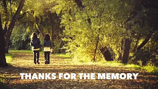 Thanks For The Memory (Rainger) Backing track + music sheet