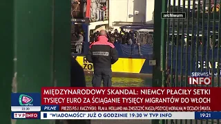 Międzynarodowy skandal. Niemcy płaciły setki tysięcy euro za ściąganie migrantów do Włoch