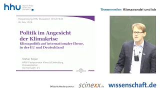 HHU-Vorlesung "Klimawandel und Ich", Teil 07: Politik im Angesicht der Klimakrise