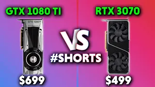 GTX 1080 Ti vs RTX 3070 | Benchmark #Shorts