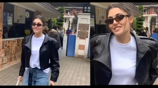 Hande Erçel was seen at the school where she voted and made important statements about that subject.