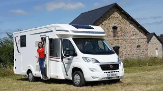 Profilé Rapido 686F, le camping-car lit central et salon face/face bien proportionné