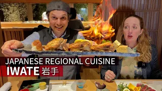 Iwate Wagyu in Fire, Swordfish, Mochi Soup, Sushi | Japanese Cuisine of Tohoku