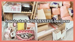 How to start a SUCCESSFUL small business in 2024 💌🌹 the ULTIMATE guide, my crochet business story