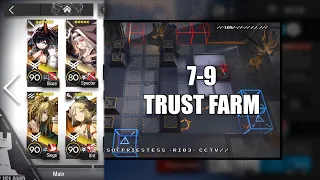 【明日方舟】【Arknights】【Trust Farm】7-9 (T3/T4 Device) (4 Operators)