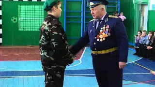 В Большечаусовской школе пополнился кадетский корпус