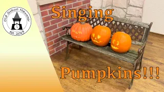 AtmosFX Funny Singing Pumpkins as digital Decoration [How To Setup Halloween DIY Projection]