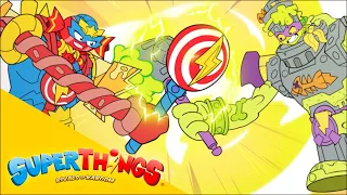 SUPERTHINGS NEON POWER EPISODE 8 ⚡The new Superbots: TRASHER and SUGARFUN ⚡💥 | Cartoons SERIES