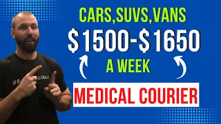 Medical Courier Independent Contractor | Earn $1500-$1650 A Week!! #courier #medicalcourier