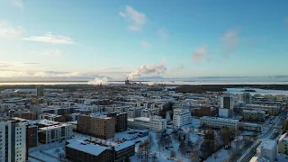 Finland Oulu drone video 4k video