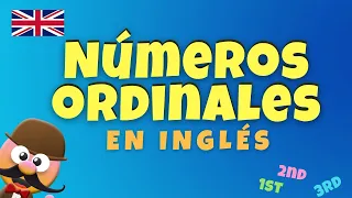 NÚMEROS ORDINALES EN INGLÉS -  INGLÉS PARA NIÑOS CON MR.PEA - ENGLISH FOR KIDS