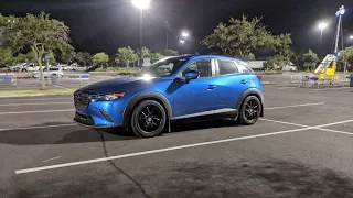 corksport springs installed on Mazda cx-3