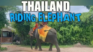 RIDING ELEPHANT / BANGKOK THAILAND