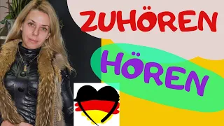 Hören или zuhören разница- Немецкие глаголы А1 в обиходном общении